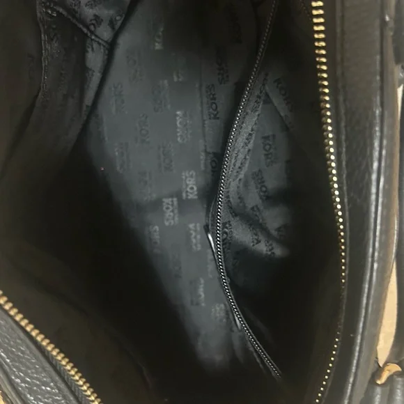 Michael Kors Black Satchel with Gold Details - Picture 6 of 10